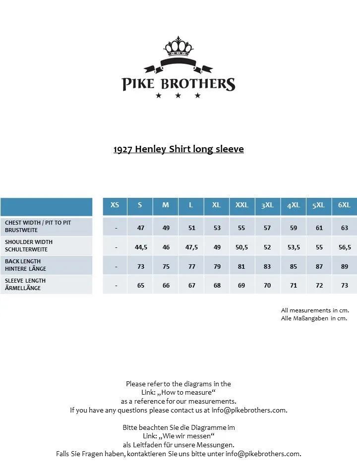 1927 Henley Shirt long sleeve, Mojave green - Pike Brothers