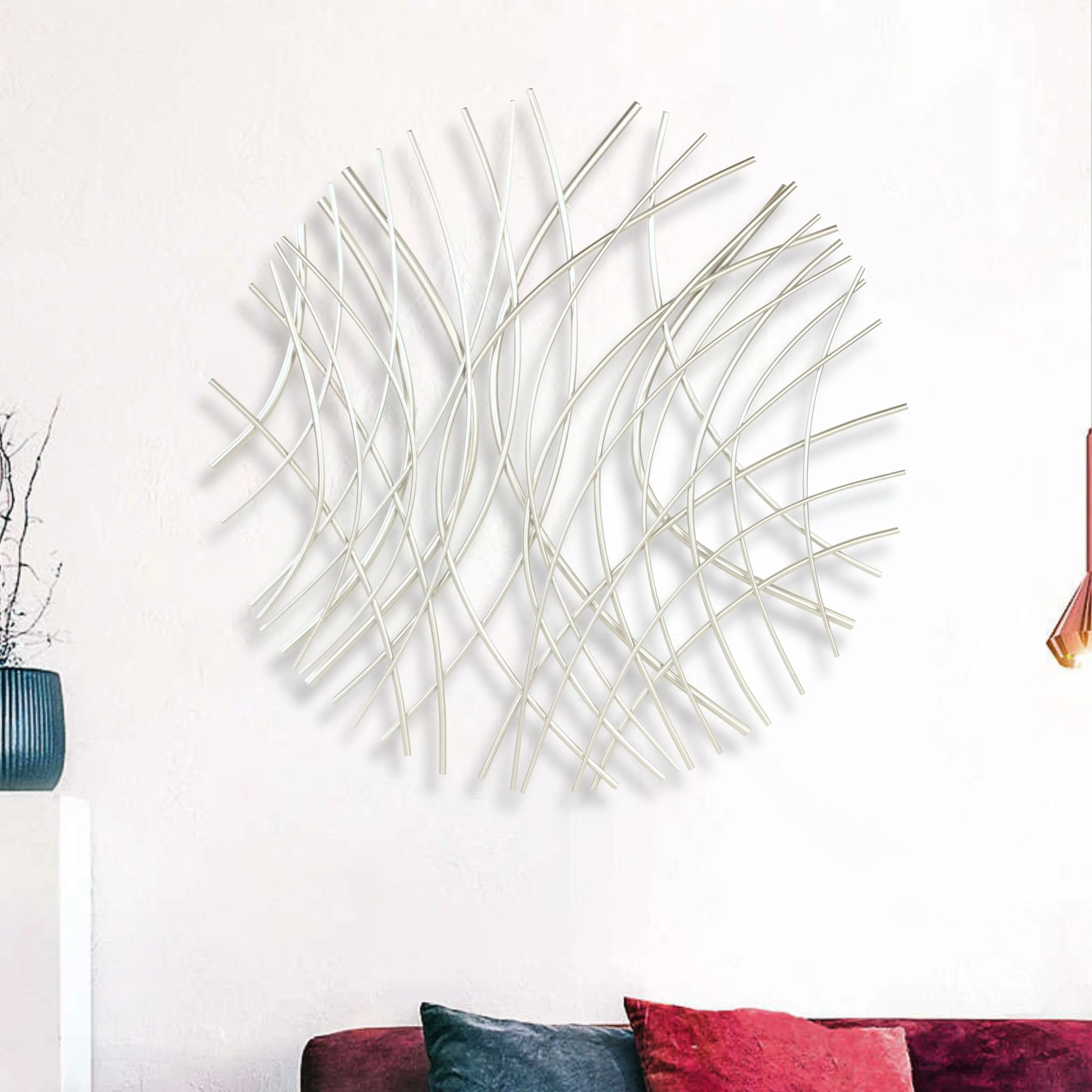 5848SV - Eleni Wall Decor - Silver