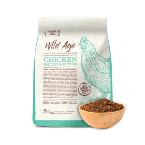 Absolute Bites Wild Age Cat Chicken Complete & Balanced For All Life Stages 12lbs