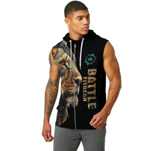Acient Lion Sleeveless Pullover & Zip Hoodie