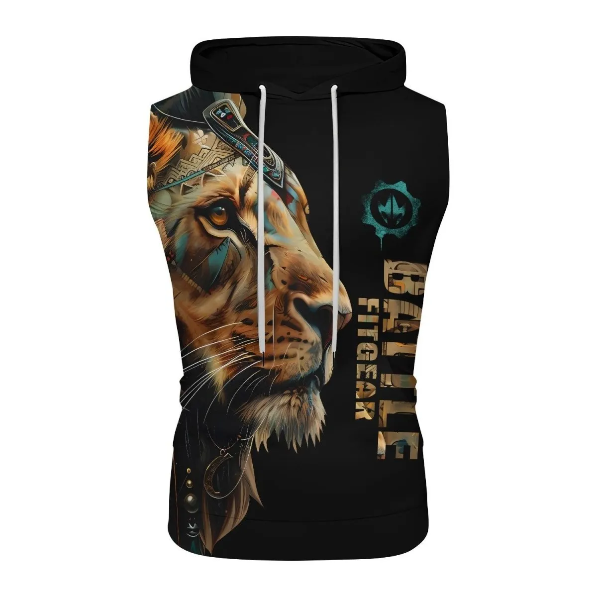 Acient Lion Sleeveless Pullover & Zip Hoodie