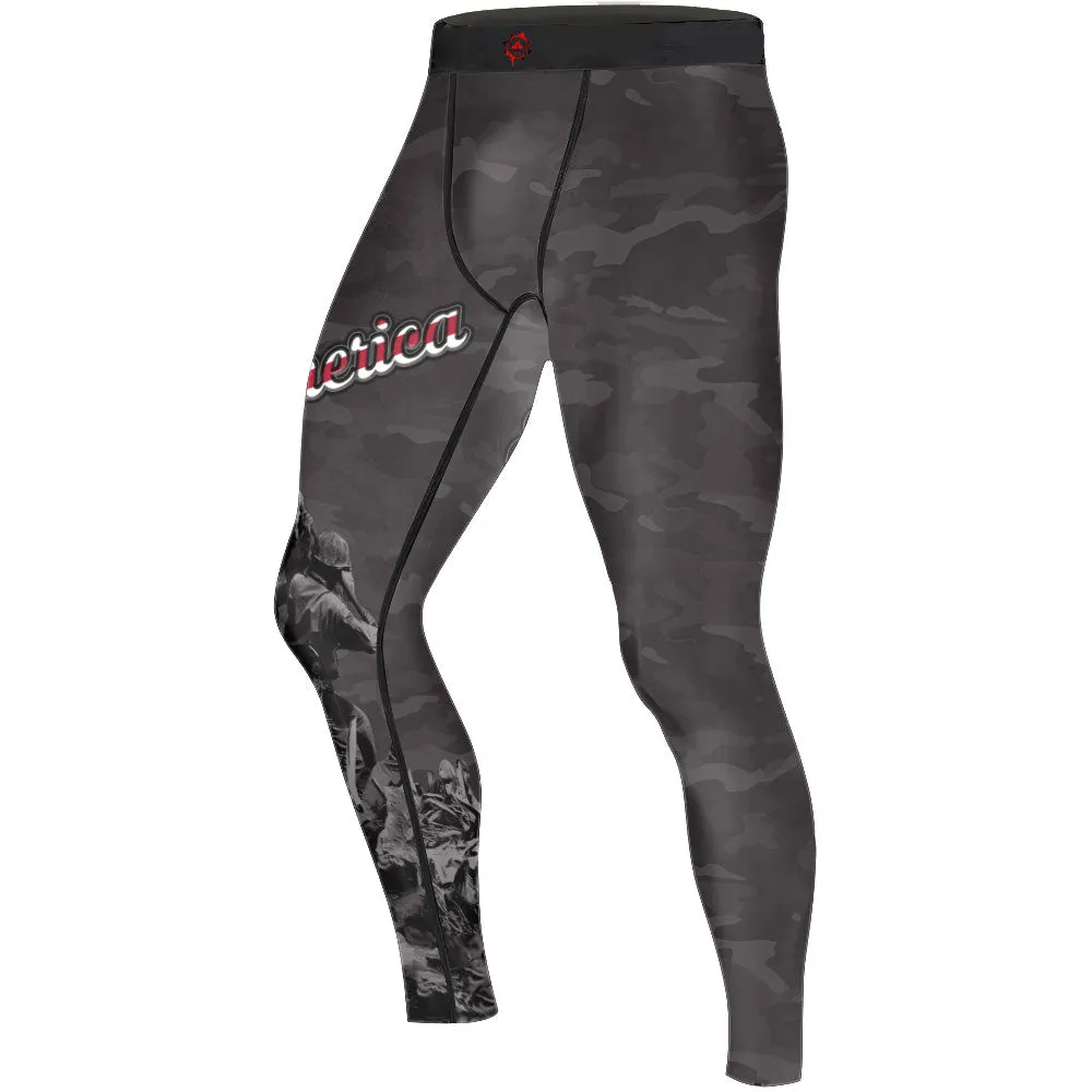 American Independence Day Men's Compression Leggings