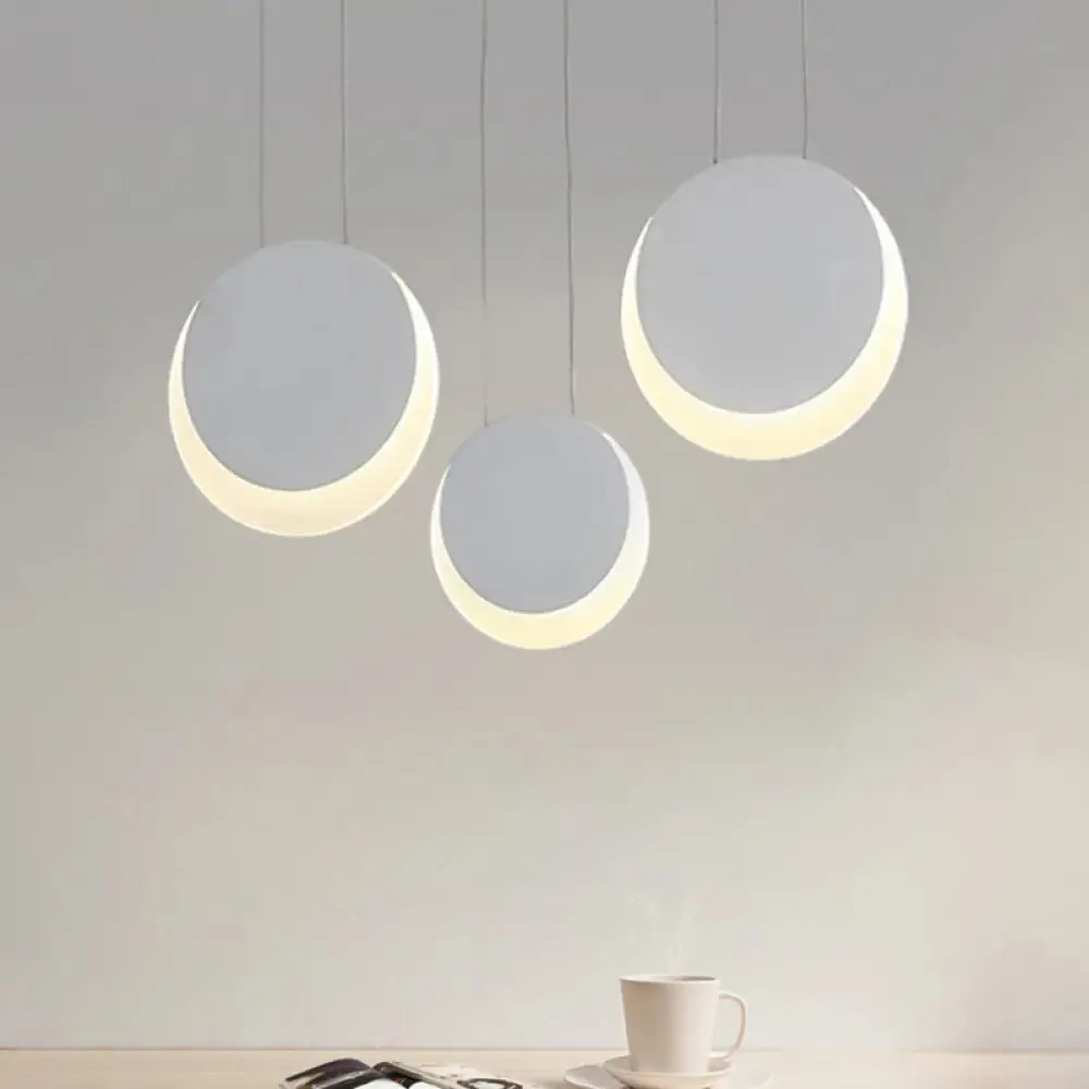 Anna - Moon Shaped Pendant Nordic Metal 3/4/5 Lights Cluster Light
