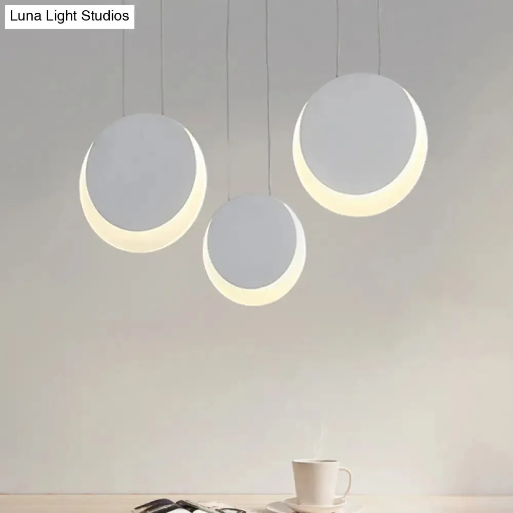 Anna - Moon Shaped Pendant Nordic Metal 3/4/5 Lights Cluster Light