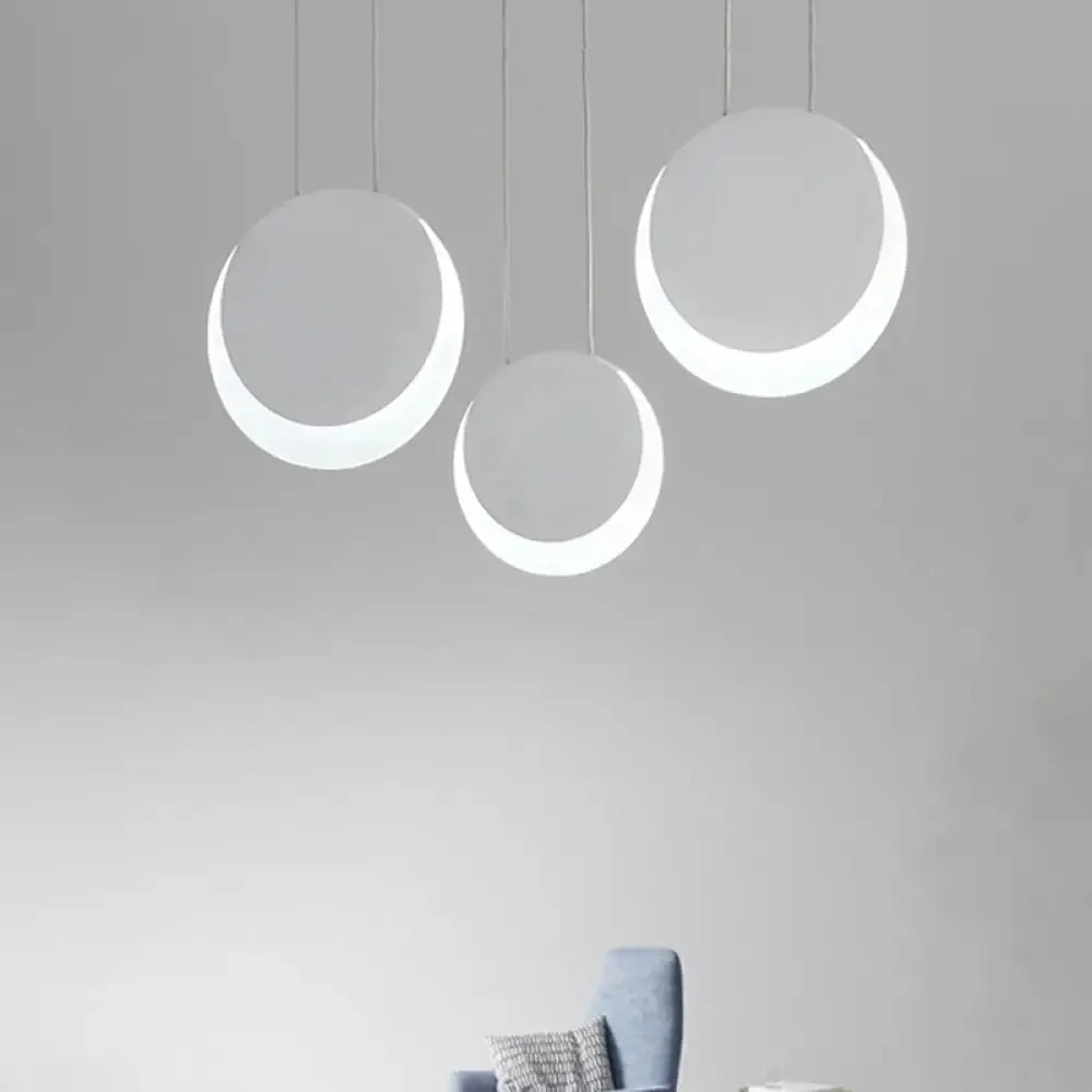 Anna - Moon Shaped Pendant Nordic Metal 3/4/5 Lights Cluster Light