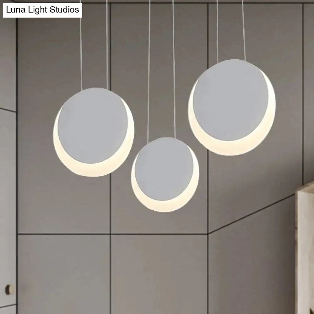 Anna - Moon Shaped Pendant Nordic Metal 3/4/5 Lights Cluster Light
