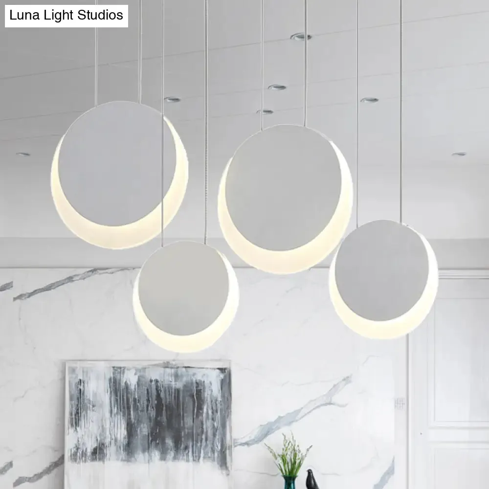 Anna - Moon Shaped Pendant Nordic Metal 3/4/5 Lights Cluster Light