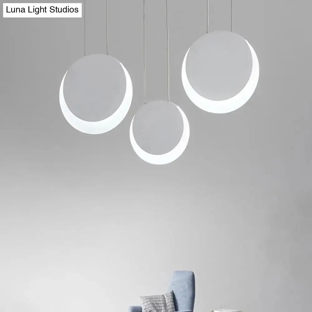 Anna - Moon Shaped Pendant Nordic Metal 3/4/5 Lights Cluster Light