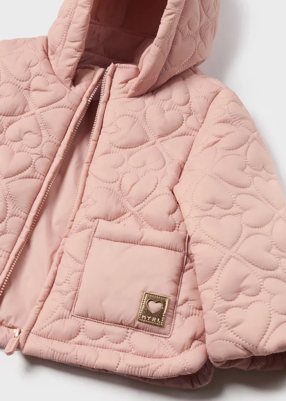 Baby Quilted heart jacket