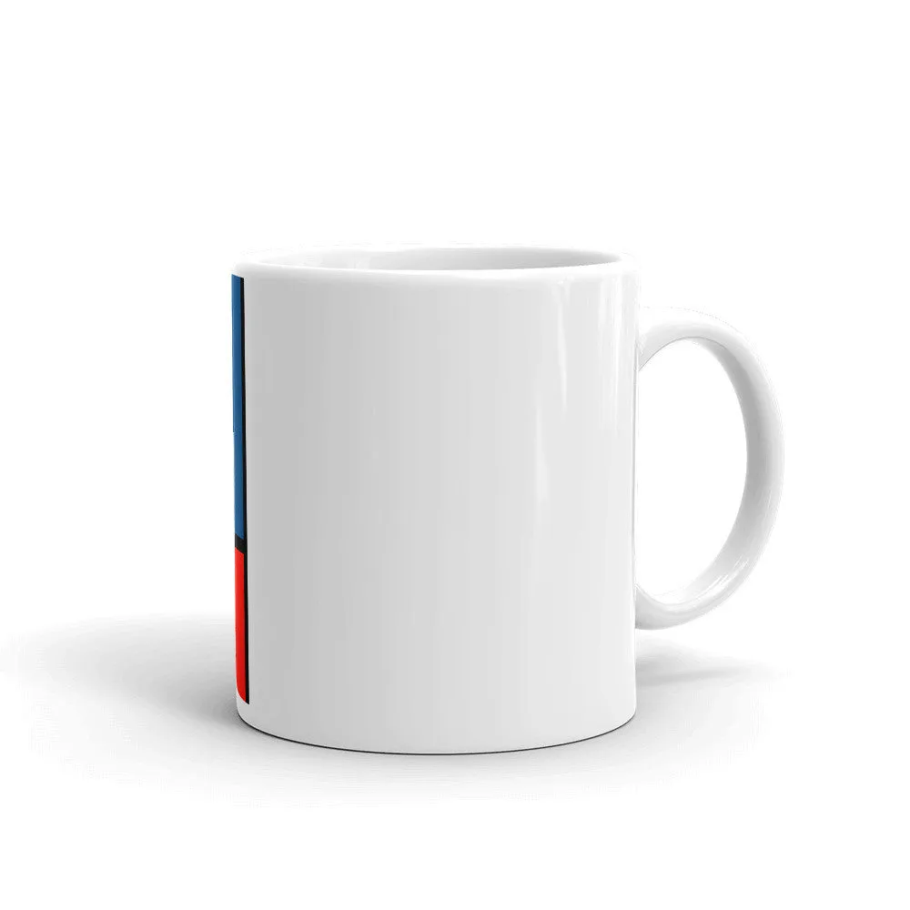 Block Colours Two Mug by Robert Bowen