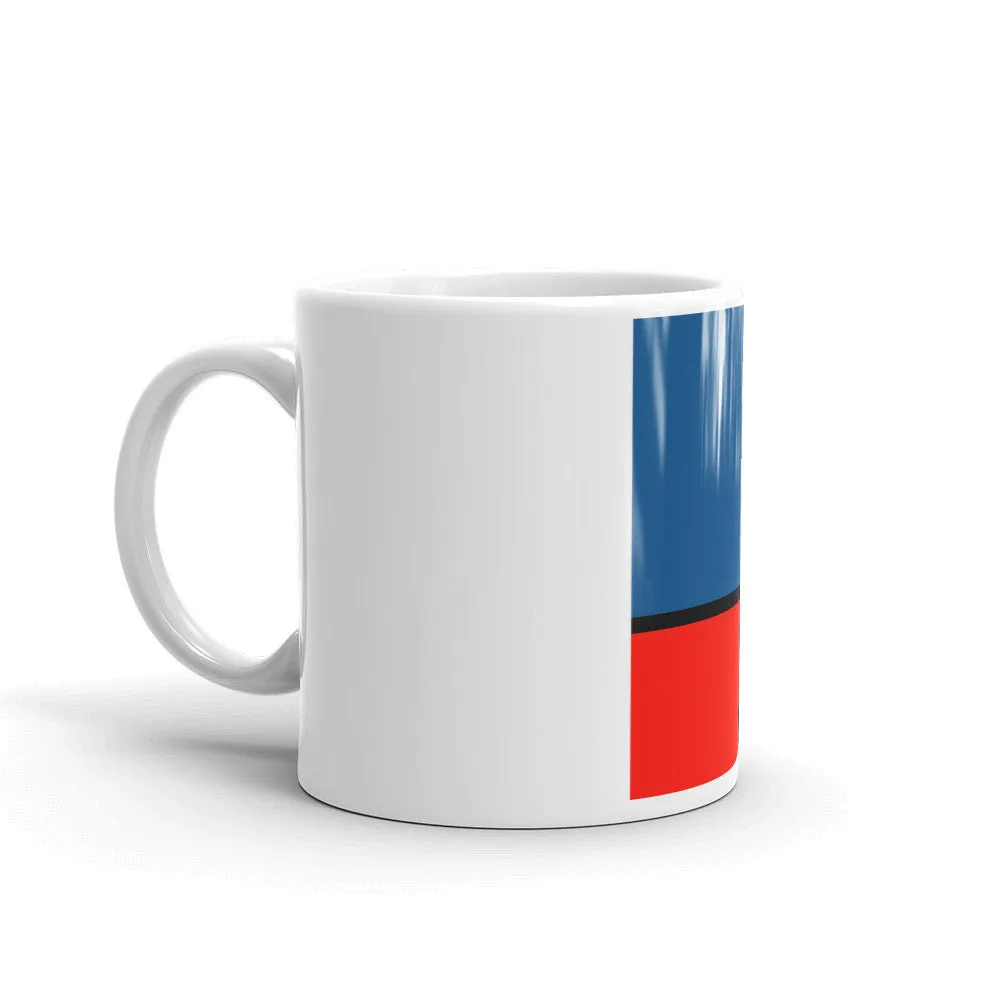 Block Colours Two Mug by Robert Bowen