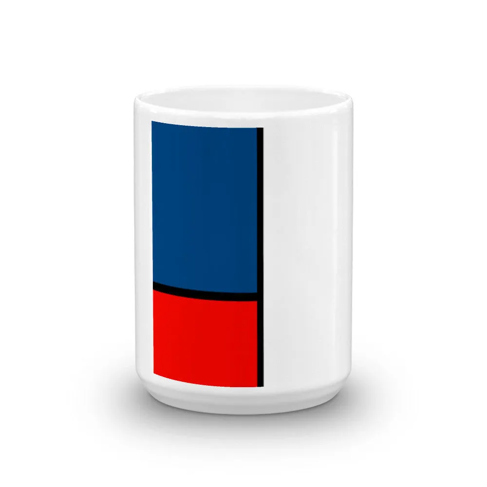 Block Colours Two Mug by Robert Bowen