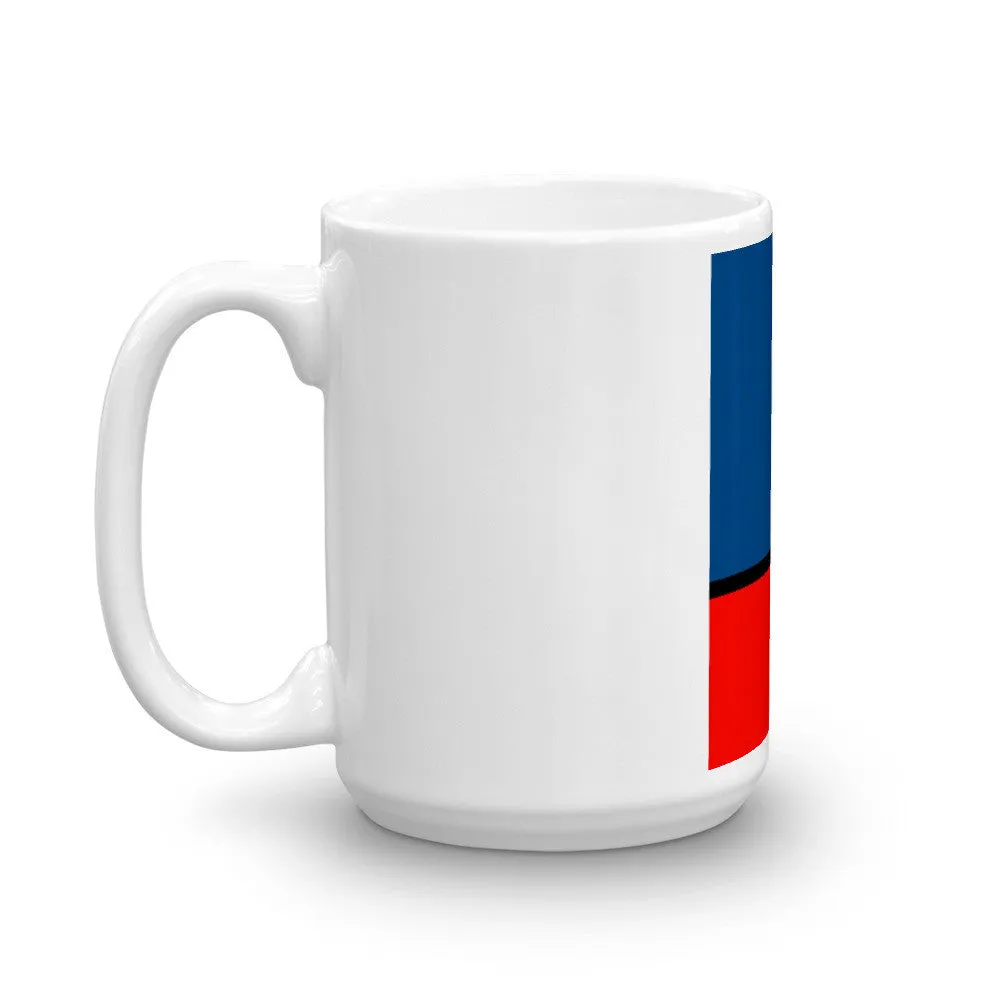 Block Colours Two Mug by Robert Bowen