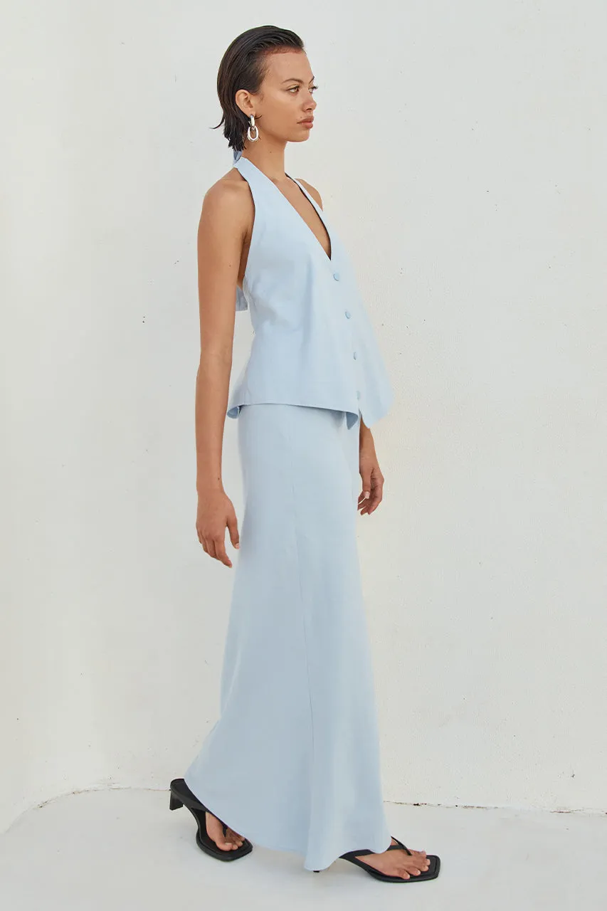 Brioni Maxi Skirt - Sky Blue