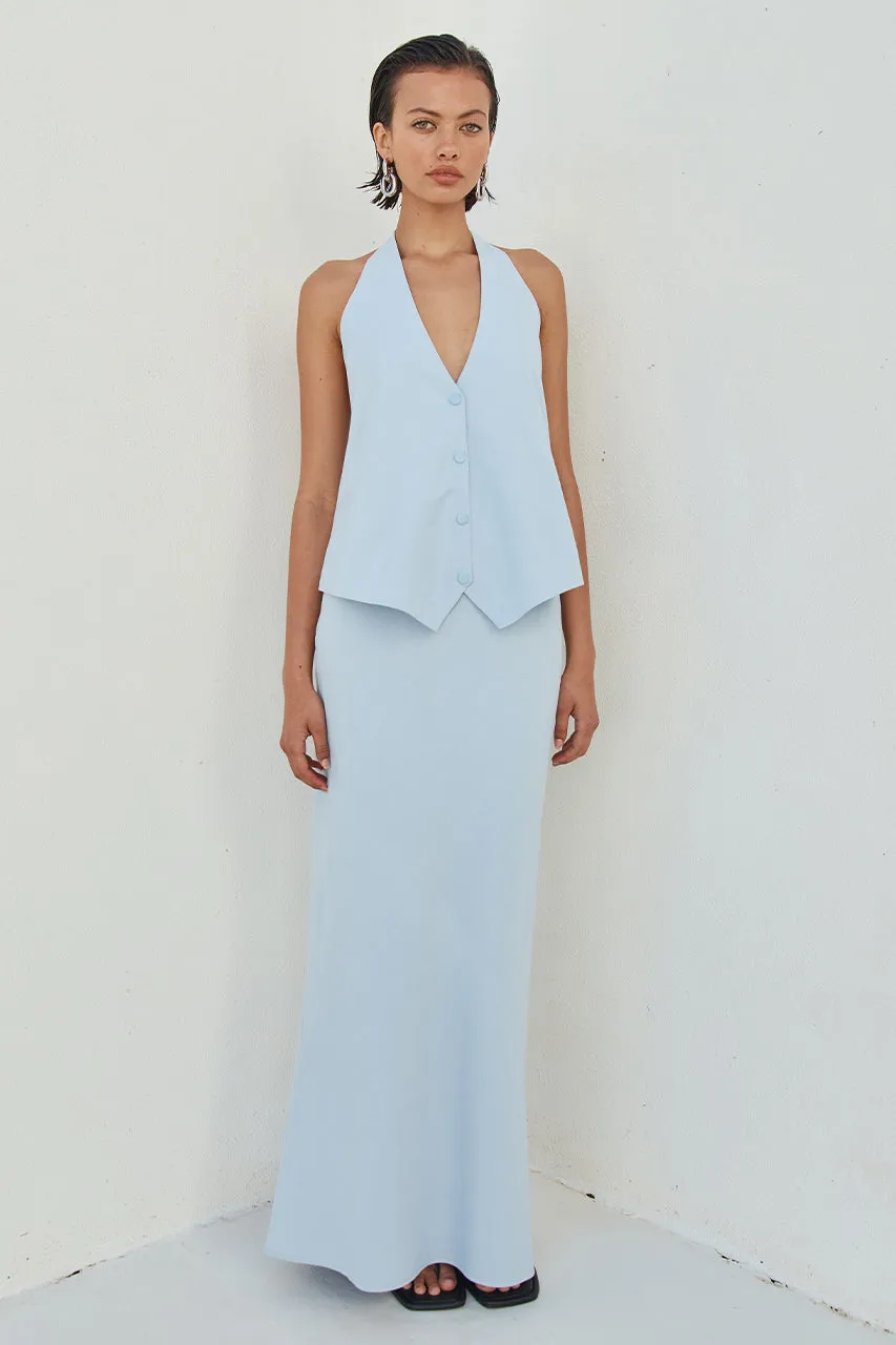 Brioni Maxi Skirt - Sky Blue