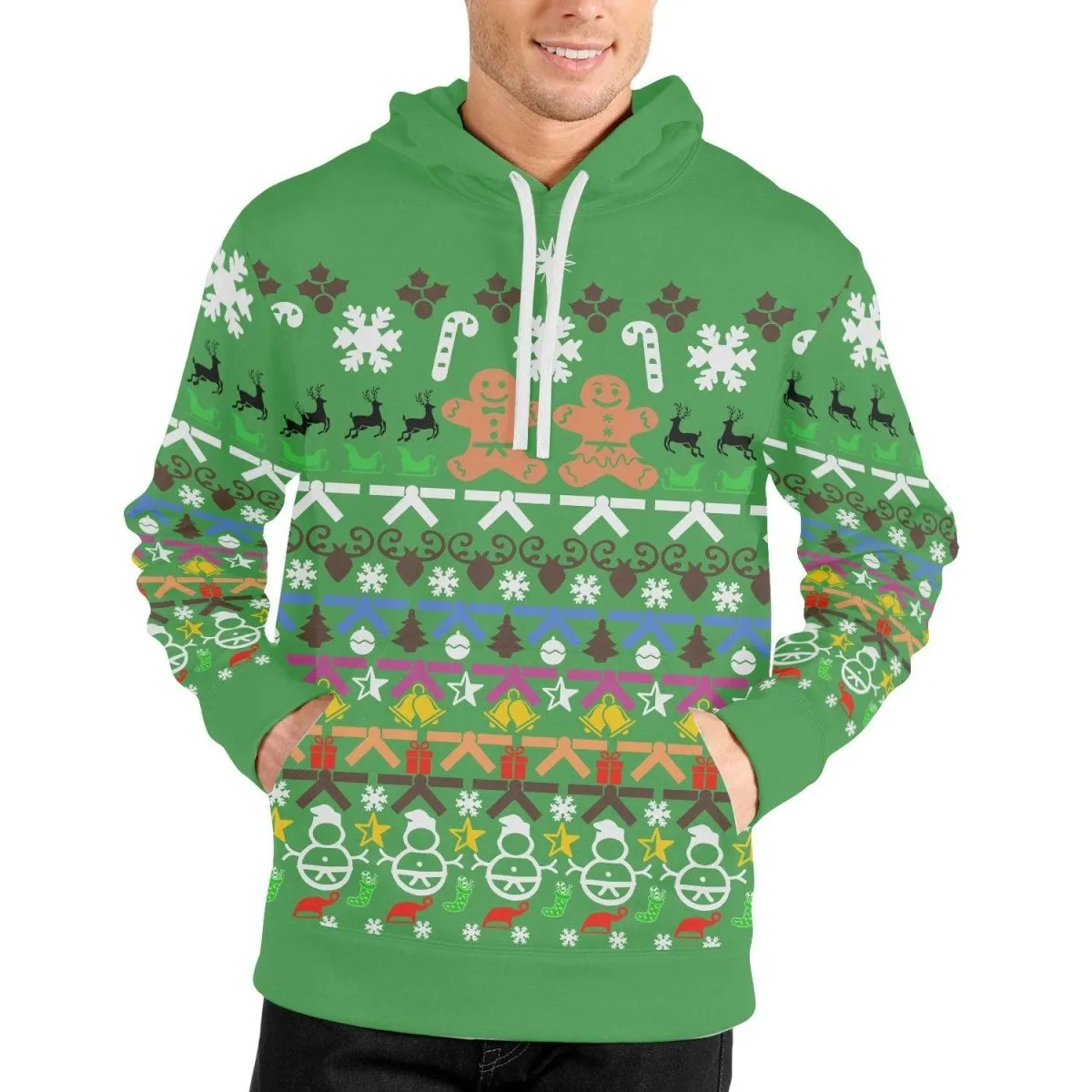 Christmas Gingerbread Pullover & Zip Hoodie
