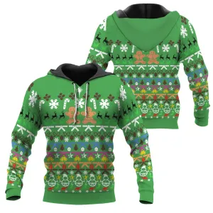 Christmas Gingerbread Pullover & Zip Hoodie