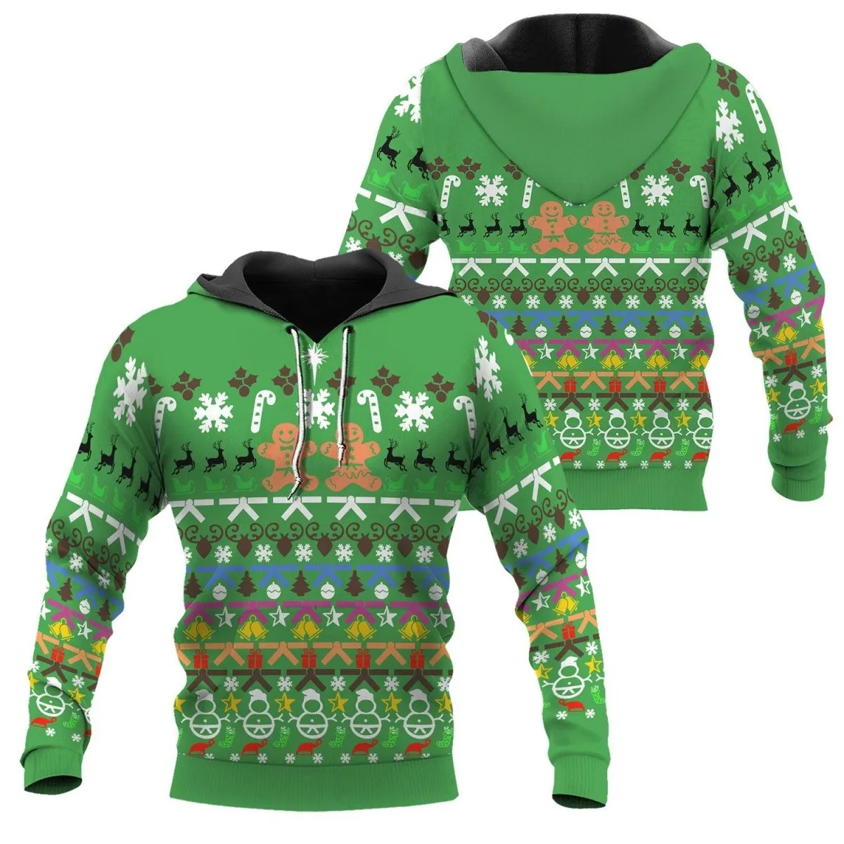 Christmas Gingerbread Pullover & Zip Hoodie