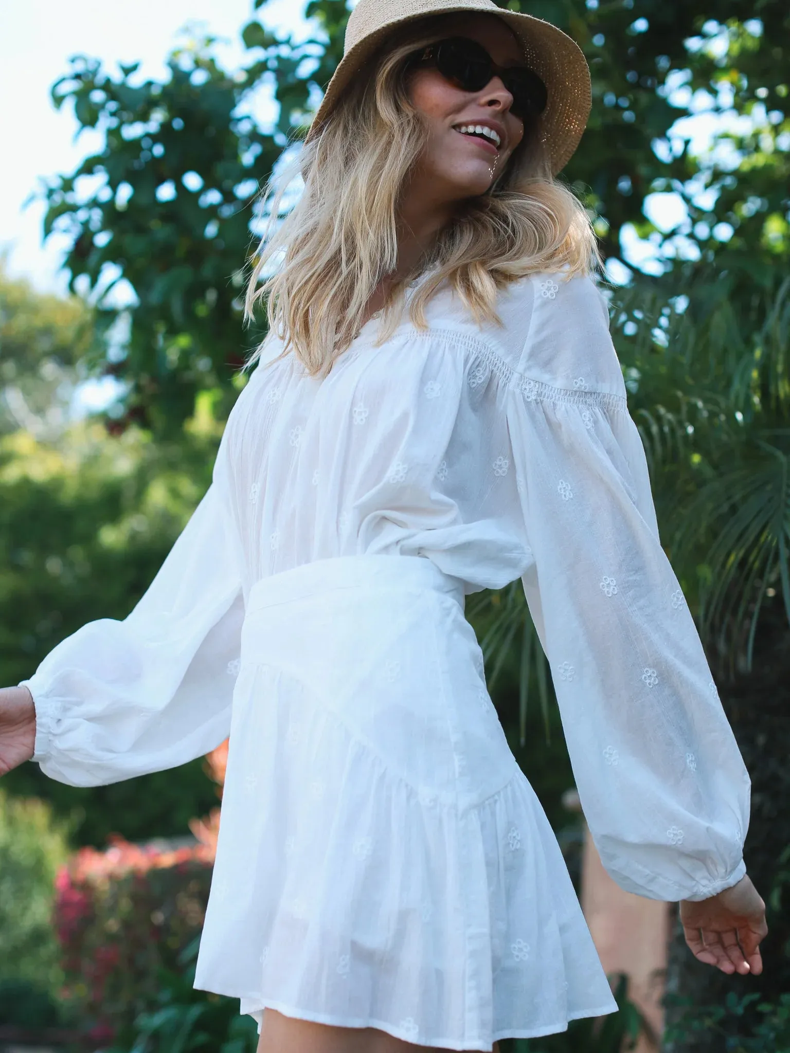 Electric and Rose Cotton Shirt in Cloud