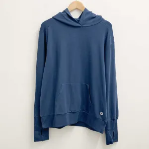 Gossypium Shadow Blue Cocoon Hoodie L
