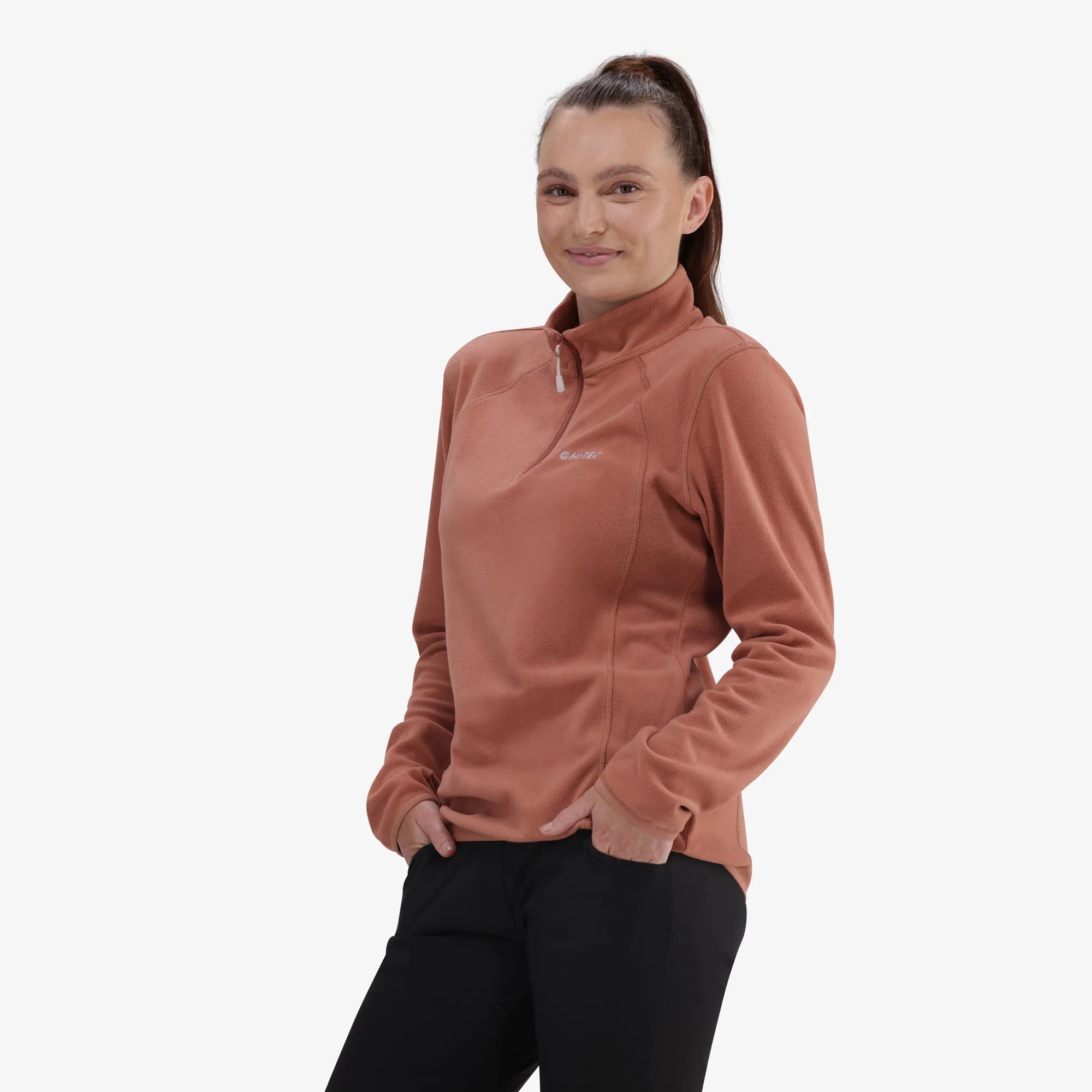 Hi-Tec Ladies Tech 1/4 Zip Fleece