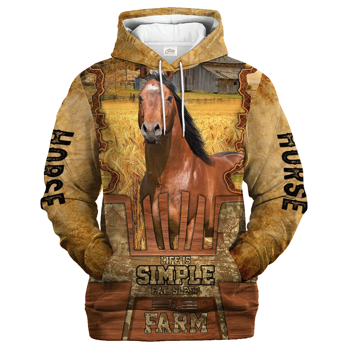 Horse Life Is Simple A Farm Hoodie