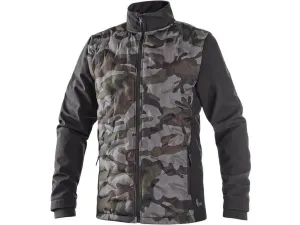 Jacket CXS CAMO, men’s, camouflage black
