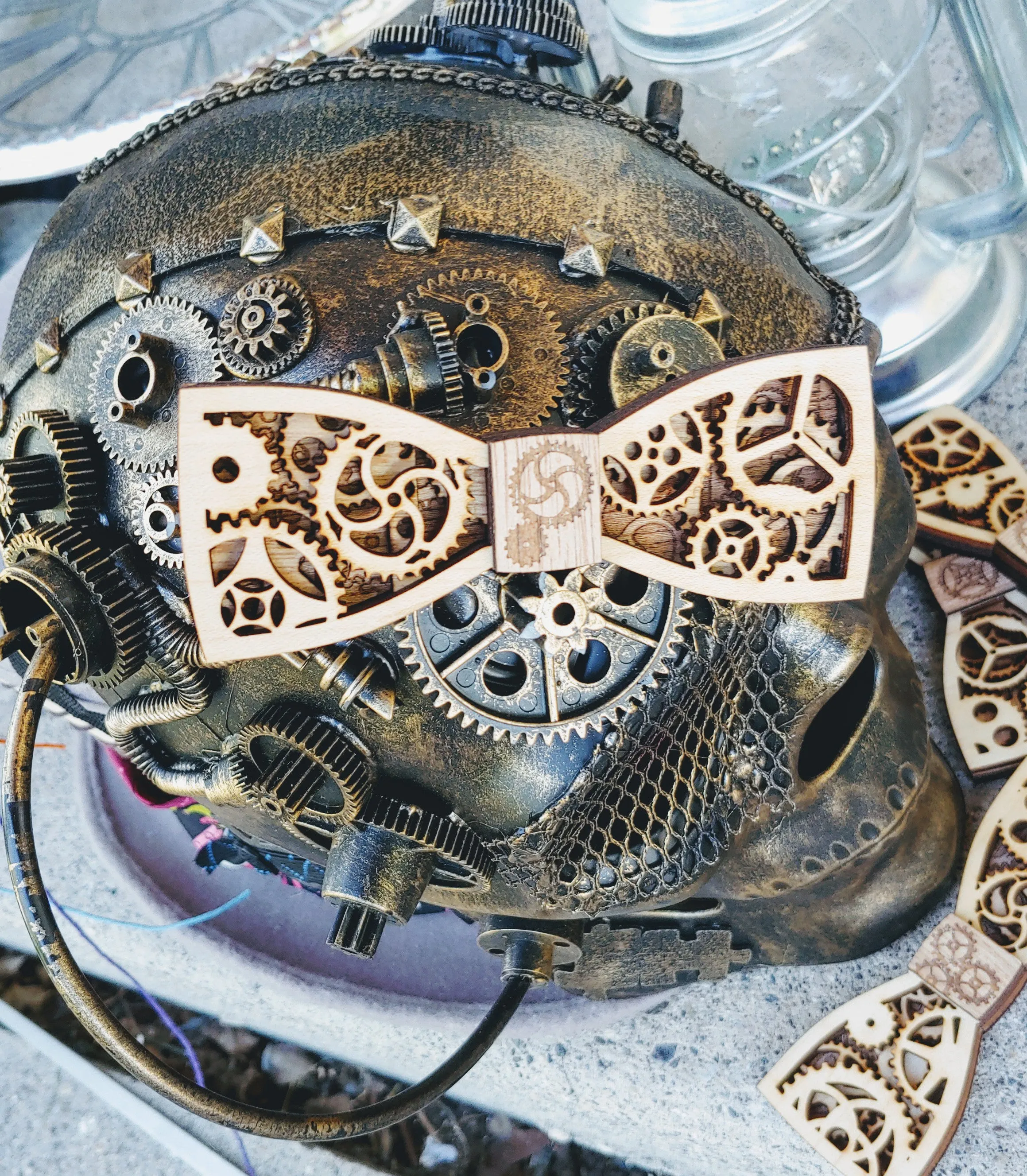 Jules Verne - Steampunk Bow Tie