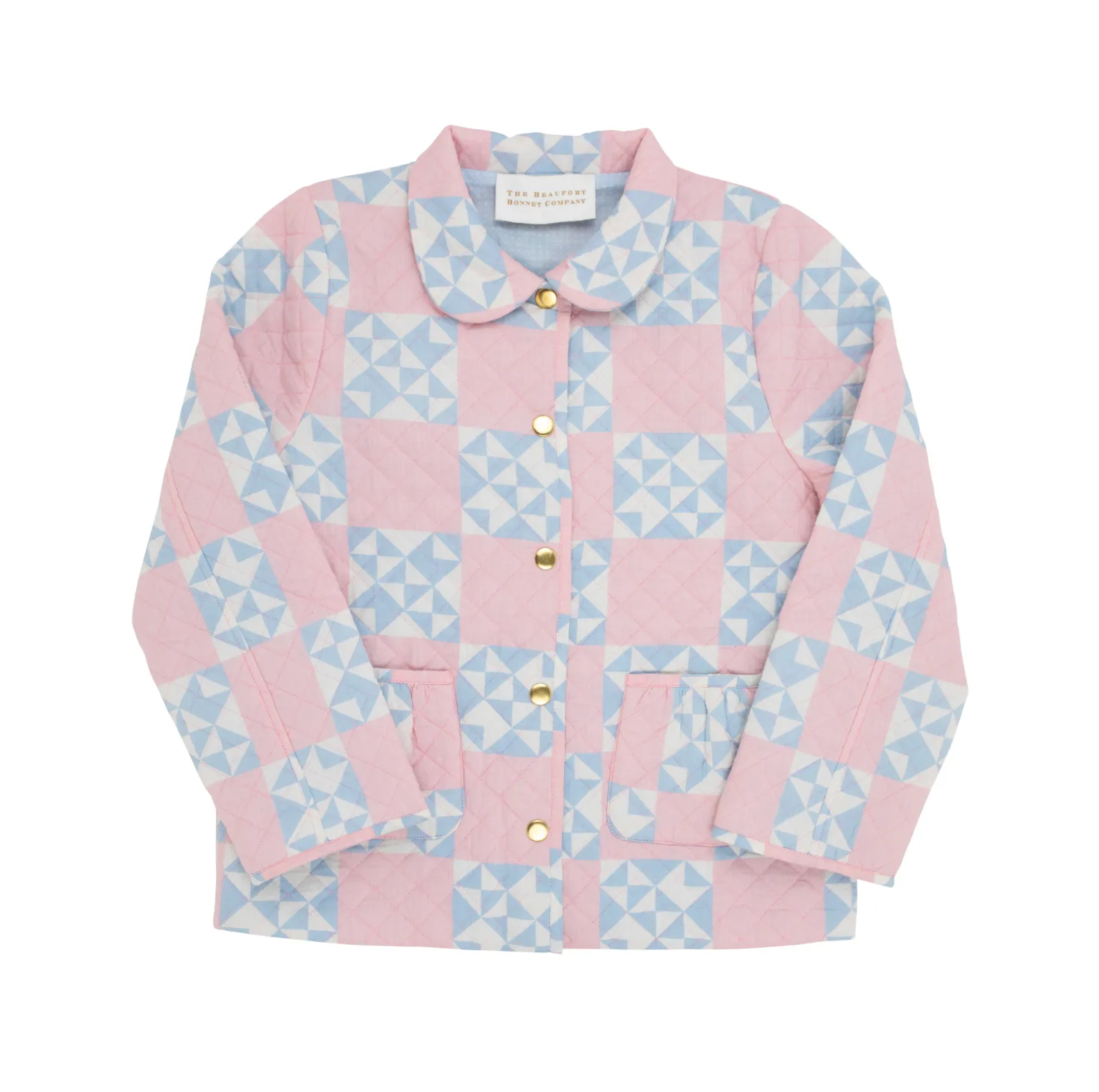 Kendall Quilted Coat Cobble Court Quilt/Beale Street Blue