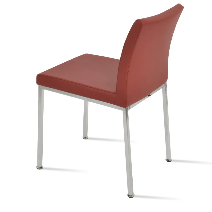 Low Back Dining Chairs Aria Metal
