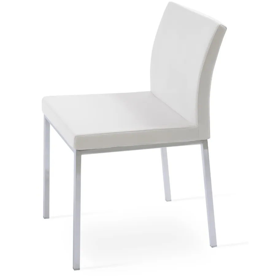 Low Back Dining Chairs Aria Metal