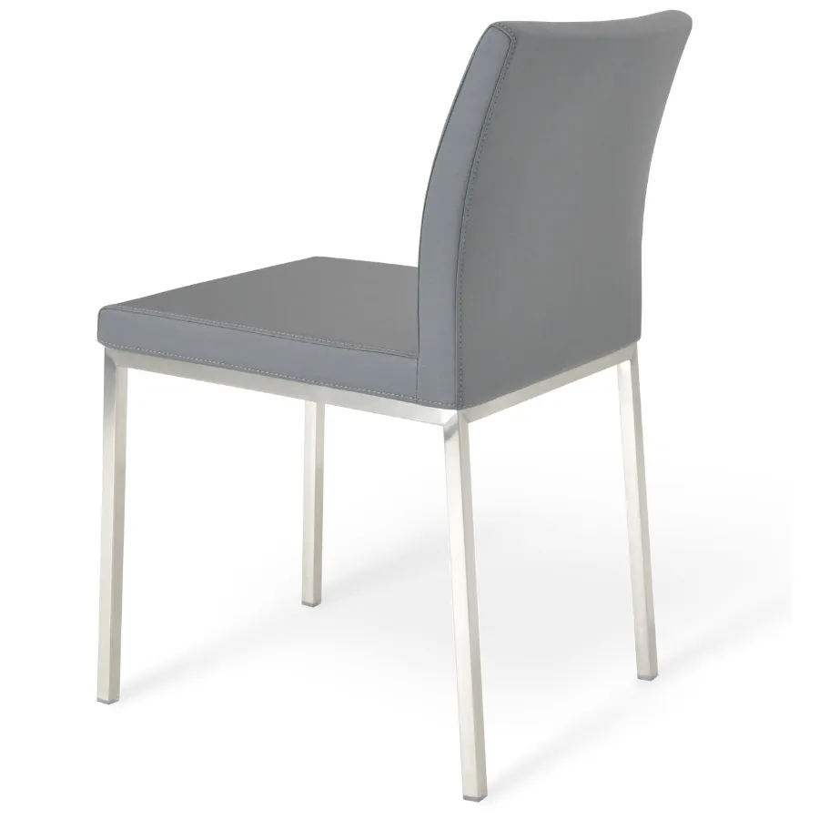 Low Back Dining Chairs Aria Metal