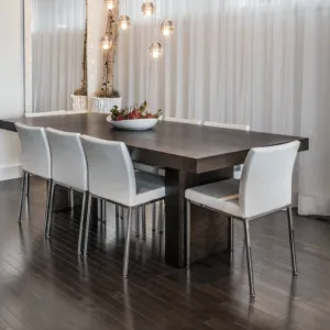 Low Back Dining Chairs Aria Metal