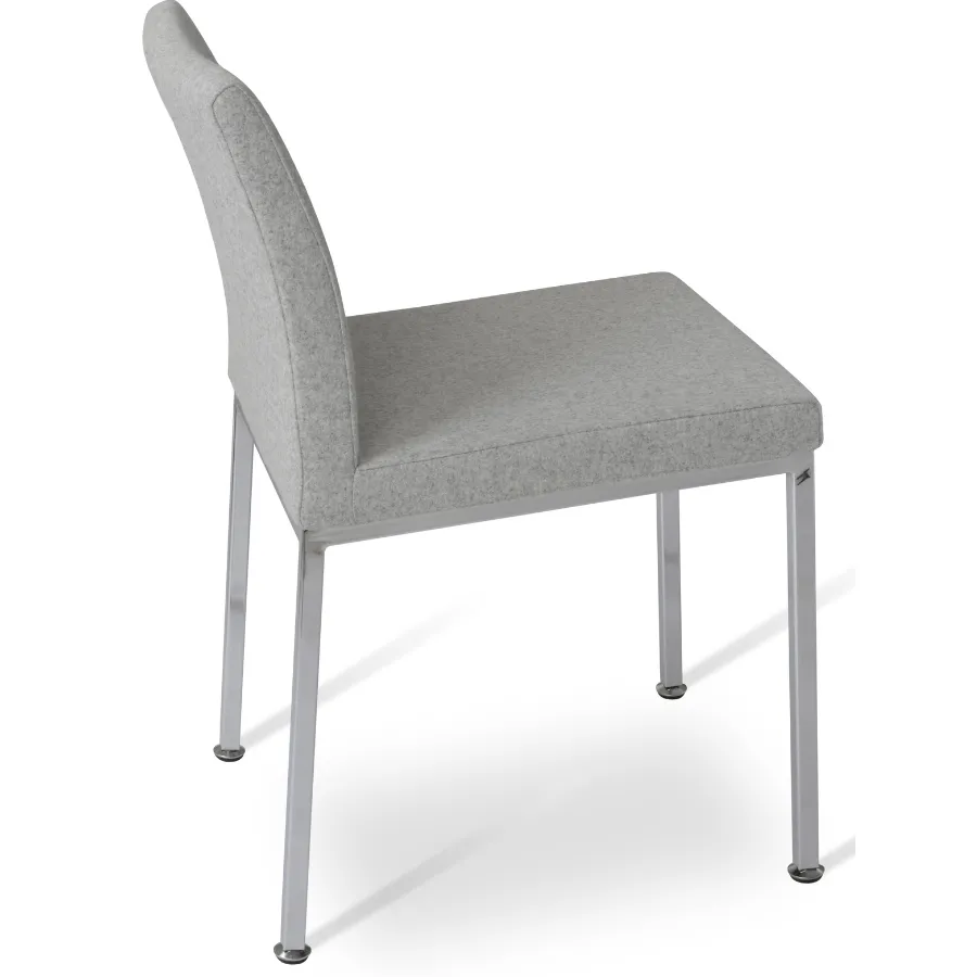 Low Back Dining Chairs Aria Metal