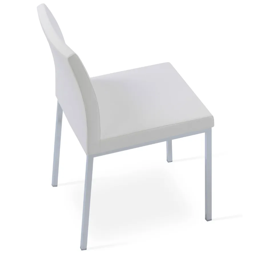 Low Back Dining Chairs Aria Metal