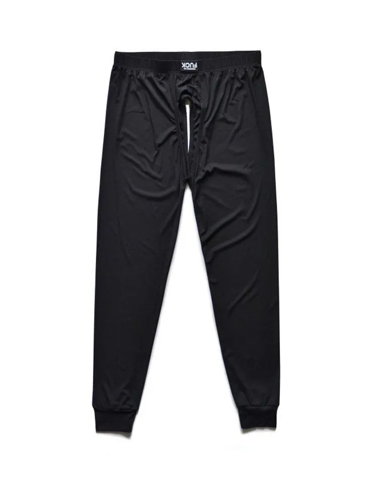Men's Low-Rise Split Hollow Base Layer Breathable Tights