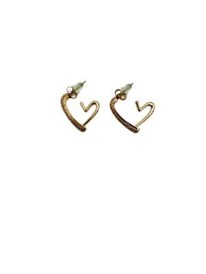 Modern Heart Post Earring