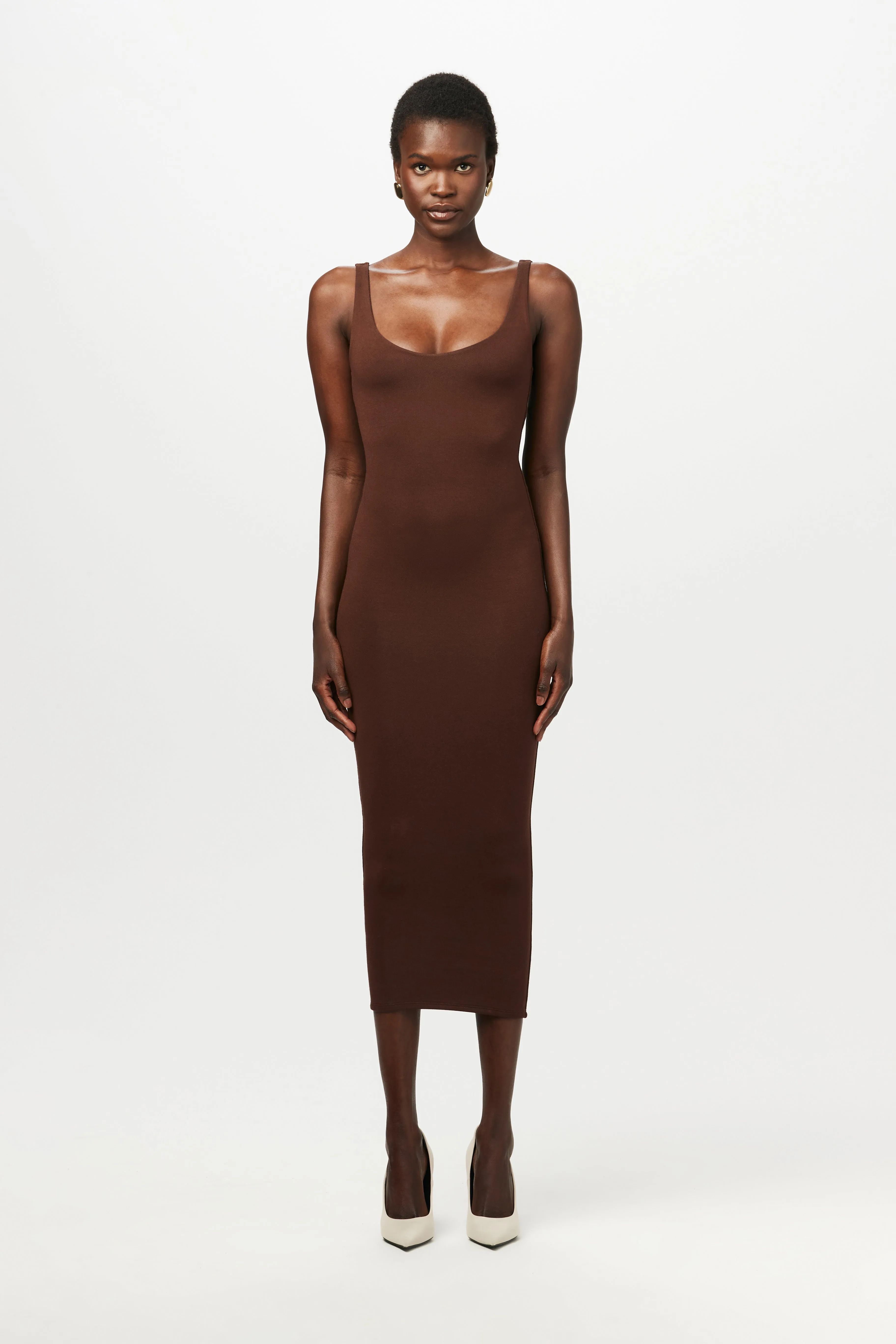 NW Sculpt Tank Midi Dress