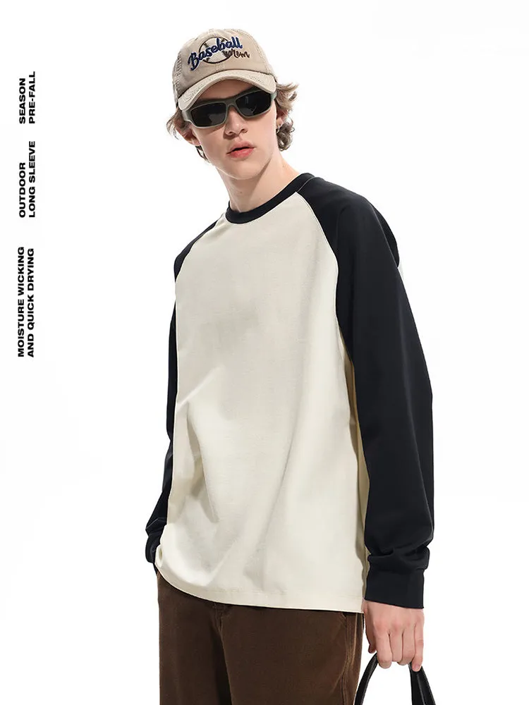 Outdoor Loose Crewneck Base Layer Multifunctional Long-Sleeve Shirt