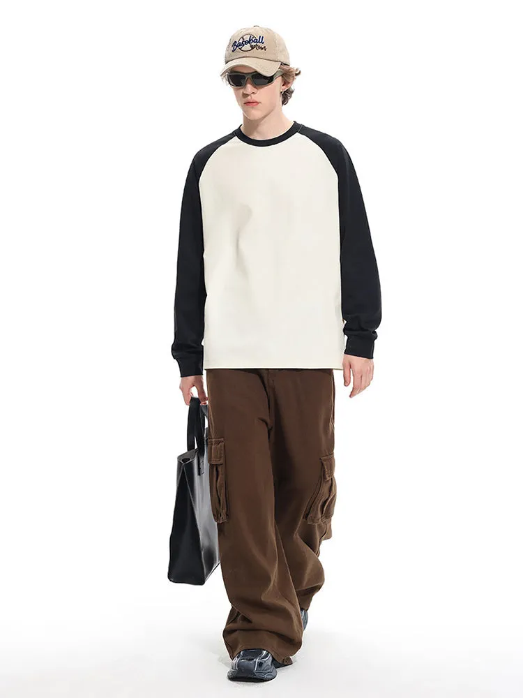 Outdoor Loose Crewneck Base Layer Multifunctional Long-Sleeve Shirt