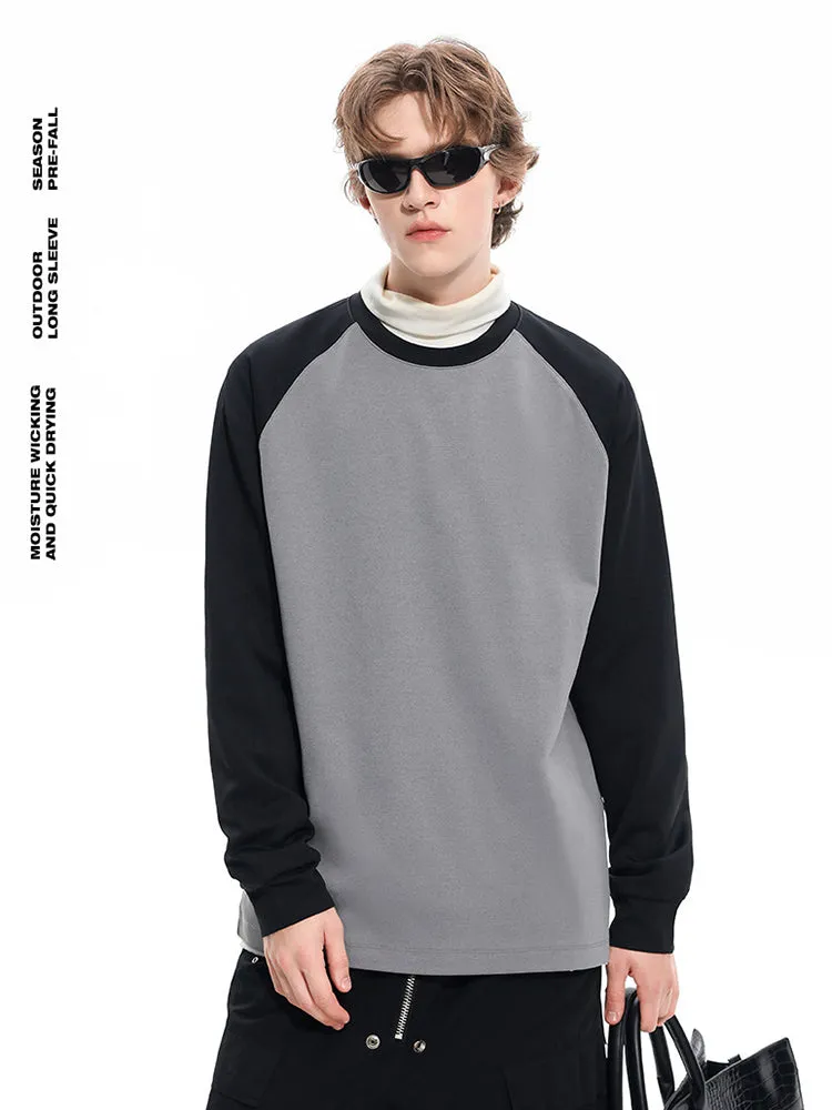 Outdoor Loose Crewneck Base Layer Multifunctional Long-Sleeve Shirt