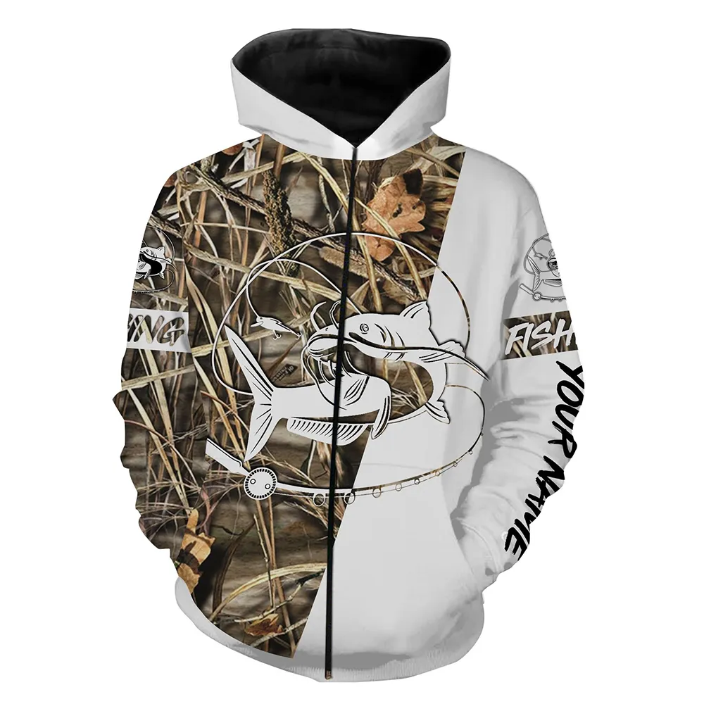 Personalized Catfish Fishing Tattoo Full Printing Shirt, All Over Print Hoodie, Zip Up Hoodie
