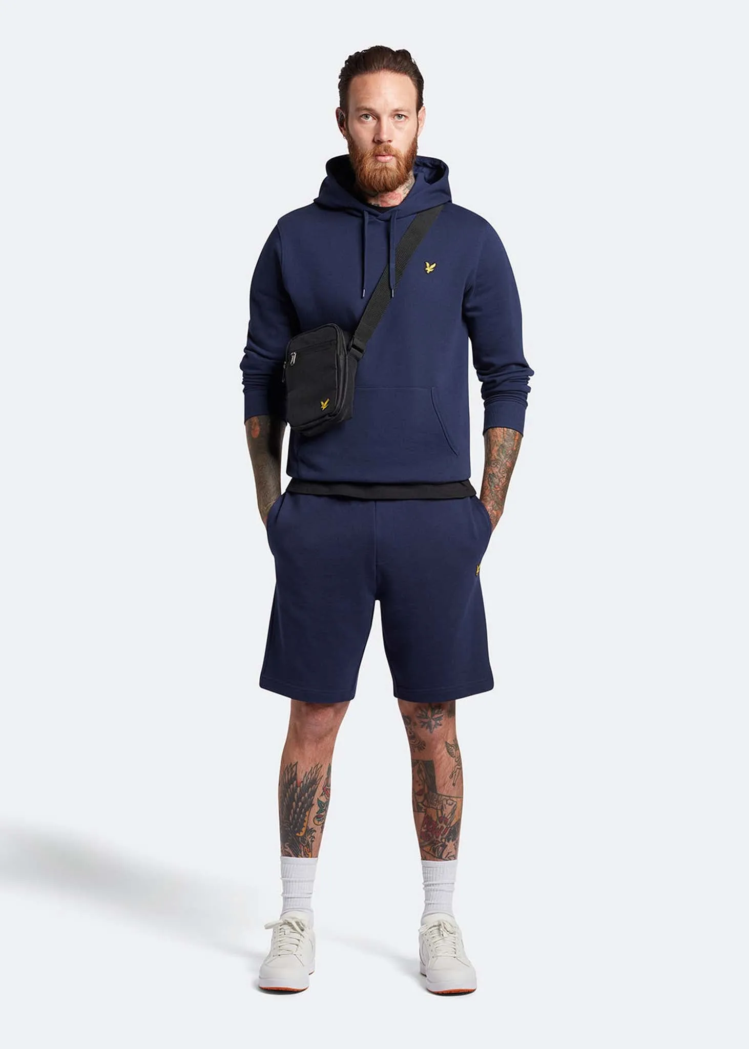 Pullover-Hoodie - marineblau