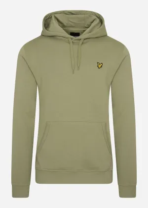 Pullover-Hoodie - Moos