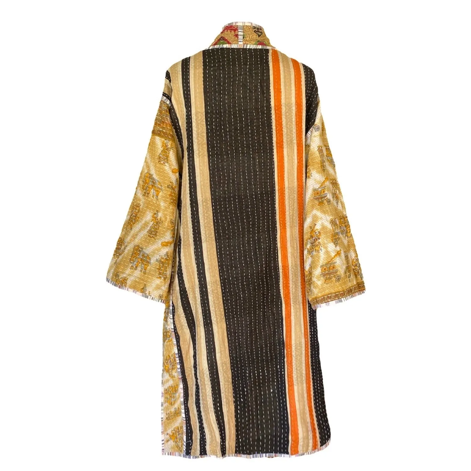 Rena Cotton Vintage Quilted Kantha Coat ONE OF KIND