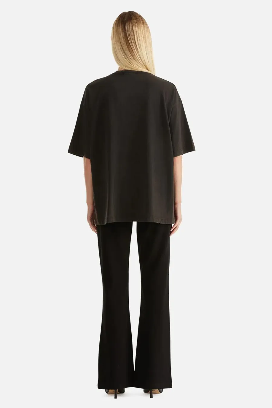 Supersize Logo Tee Vintage Black