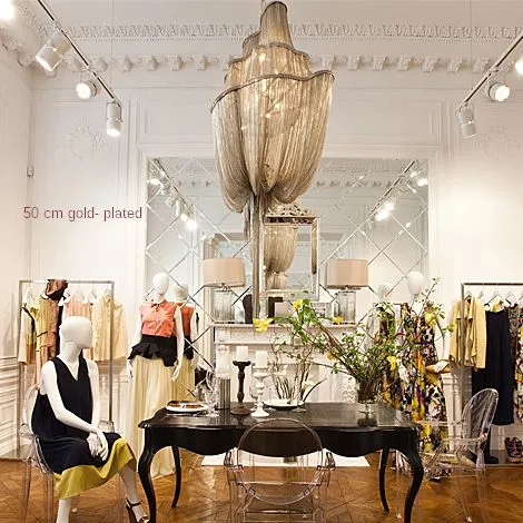 Terzani'S 'Atlantis' Large 3 Tier Modern Chandelier In Nickel, Gold, Bronze, Or Black Nickel