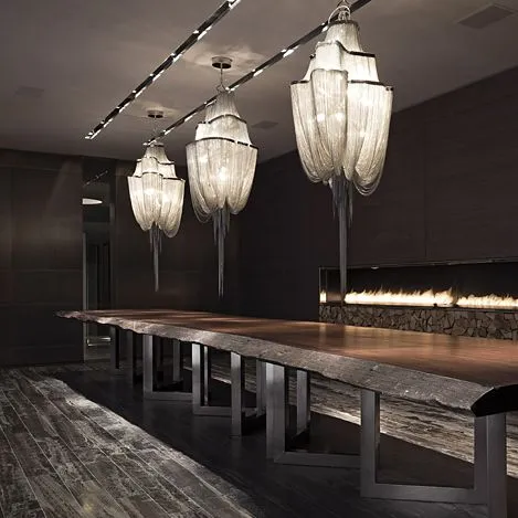 Terzani'S 'Atlantis' Large 3 Tier Modern Chandelier In Nickel, Gold, Bronze, Or Black Nickel