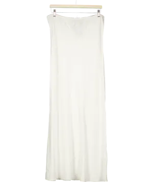 Urban Outfitters Cream Linen Blend Maxi Skirt UK XXL