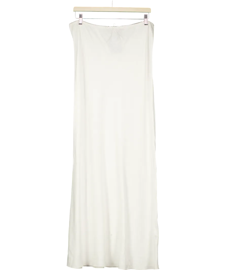 Urban Outfitters Cream Linen Blend Maxi Skirt UK XXL